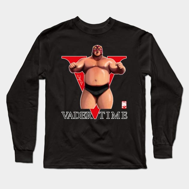 Big Van Vader Tribute Long Sleeve T-Shirt by JayGeeArt